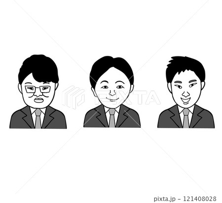 サラリーマンのおやじ男性イラスト11 サラリーマンのおやじ男性イラスト11 121408028