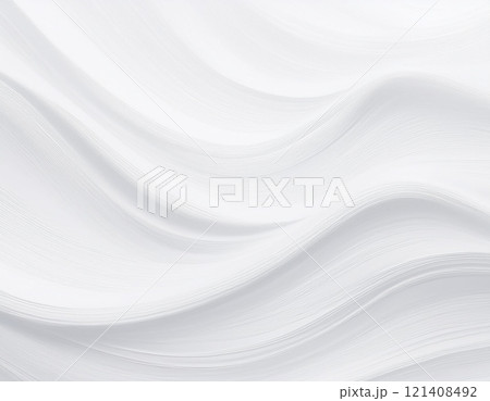 モノクロの波模様のテクスチャー 121408492