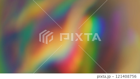Prismatic background. Blurred bright colors. Defocused leak green yellow rays rainbow flickers gradient beam lens flare on abstract art light. Prismatic background. Blurred bright colors. Defocused leak green yellow rays rainbow flickers gradient beam lens flare on abstract art light. 121408756