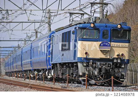 高崎線　本庄－岡部　JR東日本　EF64-1031（長岡）+24系（尾久）　あけぼの 121408978