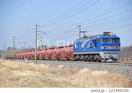 常磐線　岩間ー羽鳥　JR東日本　EF510-512（田端）　安中貨物 121409100