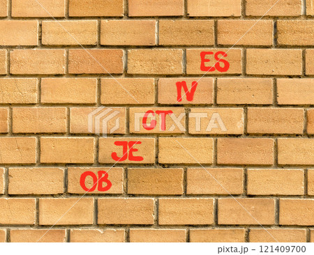 Objectives symbol. Concept word Objectives on beautiful brown bricks. Beautiful brown brick wall background. Business objectives concept. Copy space. Objectives symbol. Concept word Objectives on beautiful brown bricks. Beautiful brown brick wall background. Business objectives concept. Copy space. 121409700
