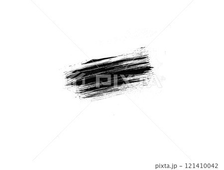 A sample of black mascara for eyelashes . White background A sample of black mascara for eyelashes . White background 121410042