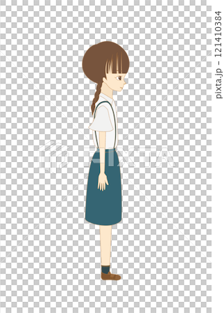 横向き女の子1(②) 横向き女の子1(②) 121410384