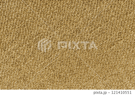 Yellow  Jacquard fabric with diagonal woven, coarse weave texture upholstery cloth. 121410551