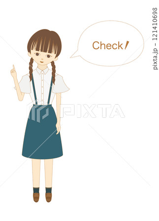 「チェック」という女の子1（②） 121410698