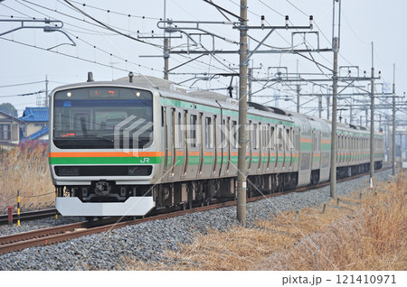 東北本線　栗橋－東鷲宮　JR東日本　E231系1000番台　U526編成（小山） 121410971