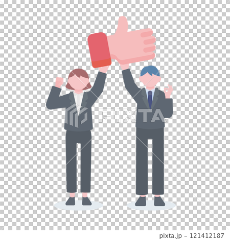 保持良好成績的商務人士 121412187