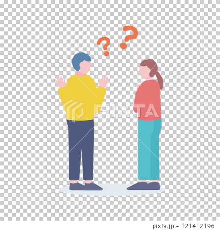 People discussing questions 121412196