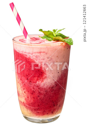 fresh colorful smoothie 121412663