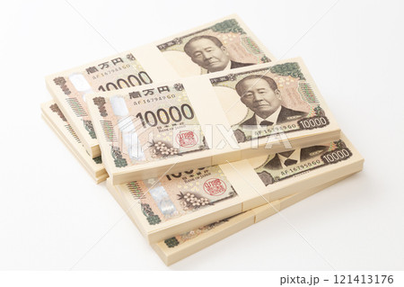 白背景に500万円 白背景に500万円 121413176