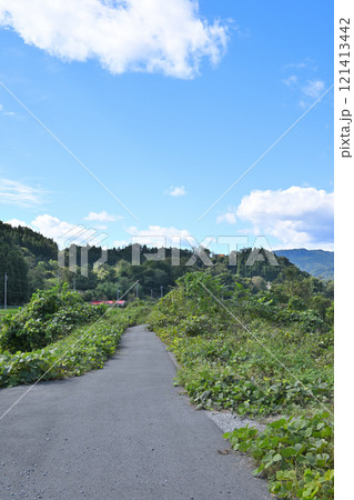 田舎風景 初秋の薄根川沿い 沼田市 田舎風景 初秋の薄根川沿い 沼田市 121413442