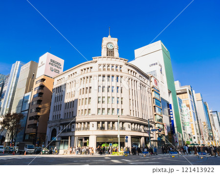 東京　銀座四丁目交差点 121413922