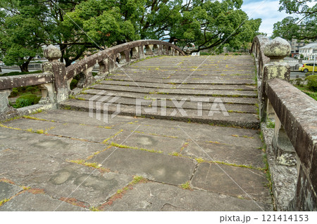 長崎県諫早市 諫早公園内の眼鏡橋 長崎県諫早市 諫早公園内の眼鏡橋 121414153