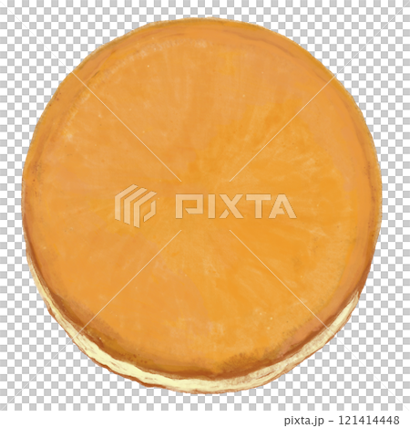 Watercolor illustration of hot cakes 121414448