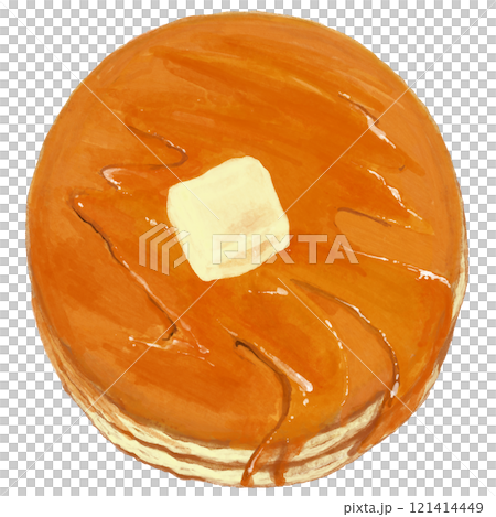 水彩畫煎餅的插圖 水彩畫煎餅的插圖 121414449