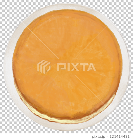 Watercolor illustration of hot cakes 121414451