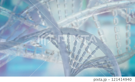 The DNA image for sci or education concept 3d rendering. The DNA image for sci or education concept 3d rendering. 121414940