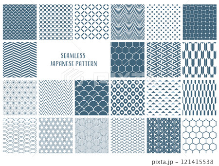 モダンな和柄パターンコレクション モダンな和柄パターンコレクション 121415538