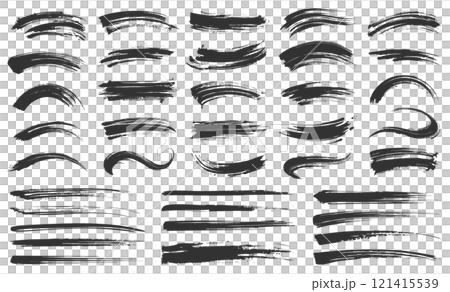 躍動感のある黒の和ブラシ背景 躍動感のある黒の和ブラシ背景 121415539