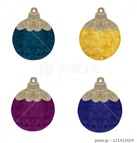 Christmas tree colorful textured balls set isolated on white. Watercolor illustration for textile, wrapping paper, cards, Christmas, New Year theme decor, invitations, cards, stickers, posters, totes Christmas tree colorful textured balls set isolated on white. Watercolor illustration for textile, wrapping paper, cards, Christmas, New Year theme decor, invitations, cards, stickers, posters, totes 121415829