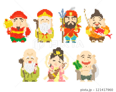 九谷焼 七福神 寿老人 色絵金彩 置物 アンティークインテリア