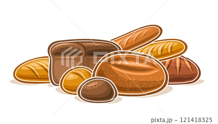Vector logo for Fresh Bread 121418325