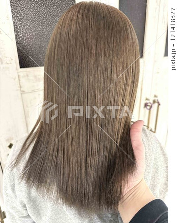 髪質改善＋グレージュカラー＋白髪染め！ 121418327