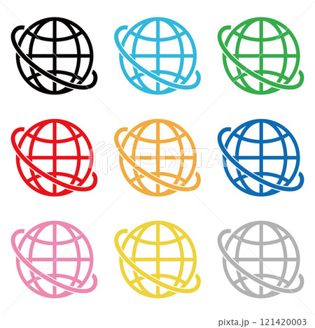 インターネット　ネットワーク　アイコン 121420003