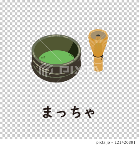 Japanese Hiragana Series - Matcha: Hiragana with "ma" 121420891