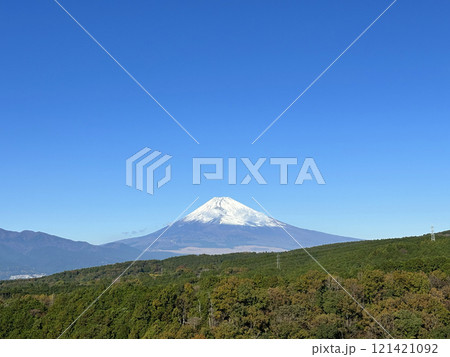 富士山　快晴　山 121421092