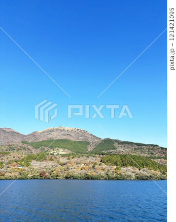 湖　山　景色　快晴 121421095