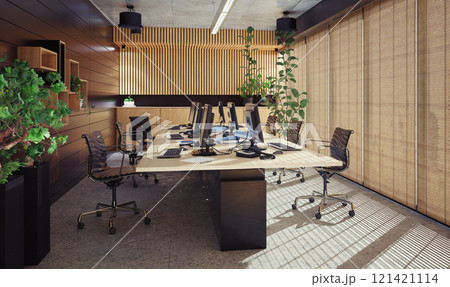 modern office interior 121421114