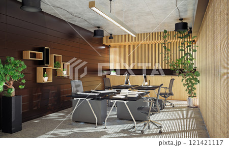 modern office interior 121421117
