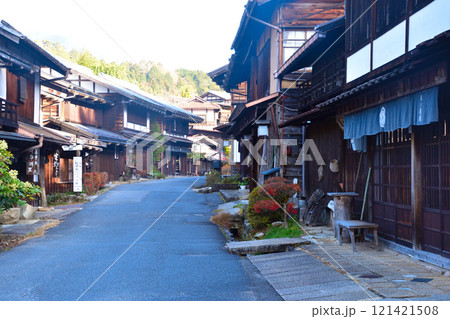 中山道 妻籠宿 中山道 妻籠宿 121421508