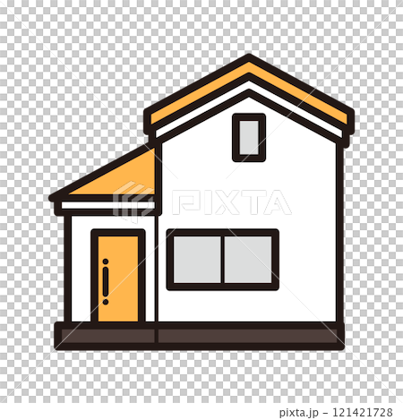 簡單的房子圖標 簡單的房子圖標 121421728