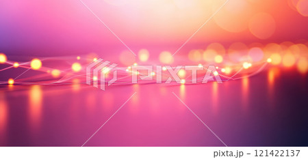 Abstract background with glowing lights and colorful bokeh effects, creating dreamy atmosphere. vibrant hues of pink and orange blend seamlessly, enhancing visual appeal Abstract background with glowing lights and colorful bokeh effects, creating dreamy atmosphere. vibrant hues of pink and orange blend seamlessly, enhancing visual appeal 121422137
