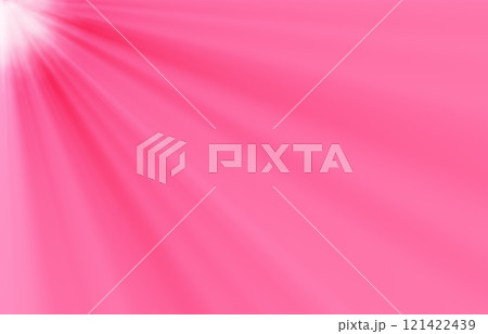左上から降り注ぐ光 背景画像 ピンク 左上から降り注ぐ光 背景画像 ピンク 121422439