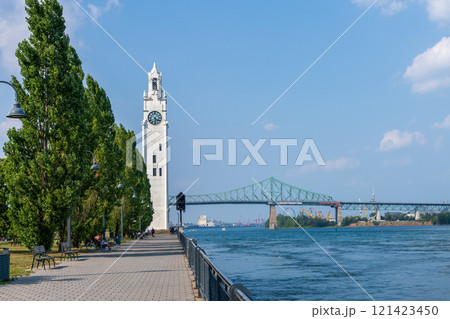 Old Port of Montreal Clock Tower. Montreal, Quebec, Canada. 121423450