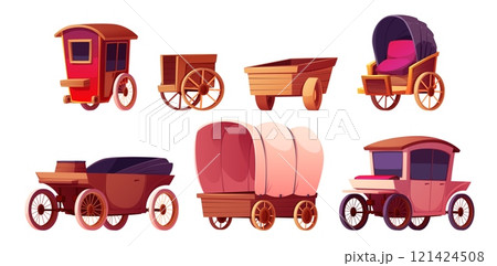 Horse carriage and cart collection. 121424508