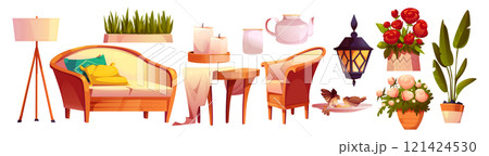 Terrace garden patio furniture set Terrace garden patio furniture set 121424530