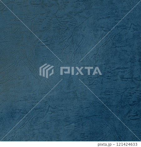 革・レザーの表面の質感、テキスチャー(壁紙・背景画像)/ブルー 革・レザーの表面の質感、テキスチャー(壁紙・背景画像)/ブルー 121424633