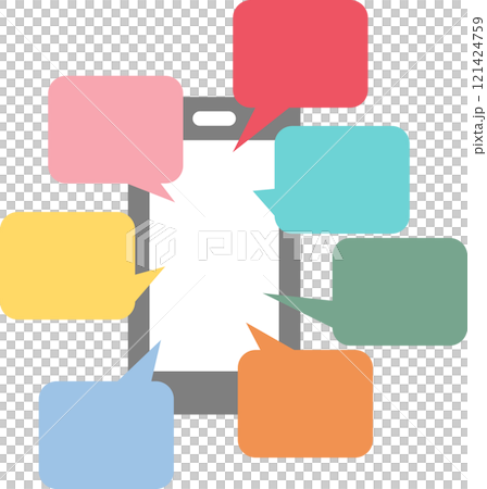 スマホアプリのイラスト 121424759