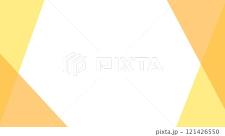 オレンジとイエローのシンプルなラインのフレーム 121426550