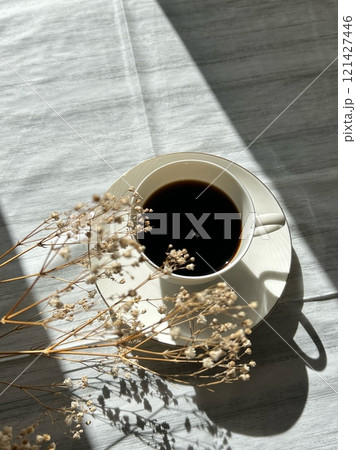 真上から見たコーヒー 真上から見たコーヒー 121427446