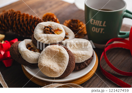 手作りマシュマロクッキー 手作りマシュマロクッキー 121427459