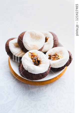 手作りスモアクッキー 121427465