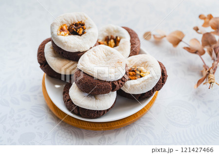 手作りスモアクッキー 121427466