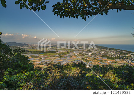 赤羽根展望台から見た田原市の風景(愛知県) 121429582
