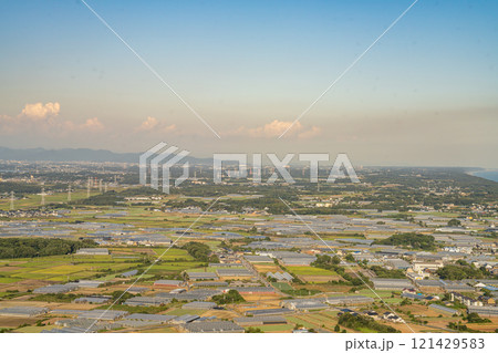 赤羽根展望台から見た田原市の風景(愛知県) 121429583